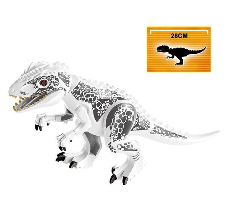 Figurină Jurassic World dinozaur Indominus Rex pentru Lego - 29 cm