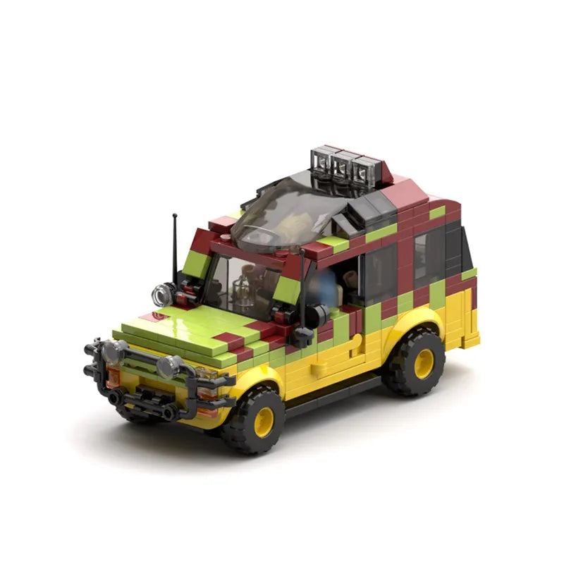 Set de mașini și dinozauri Jurassic Park pentru Lego - mai multe variante