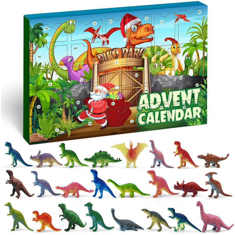 Calendar de advent cu dinozauri