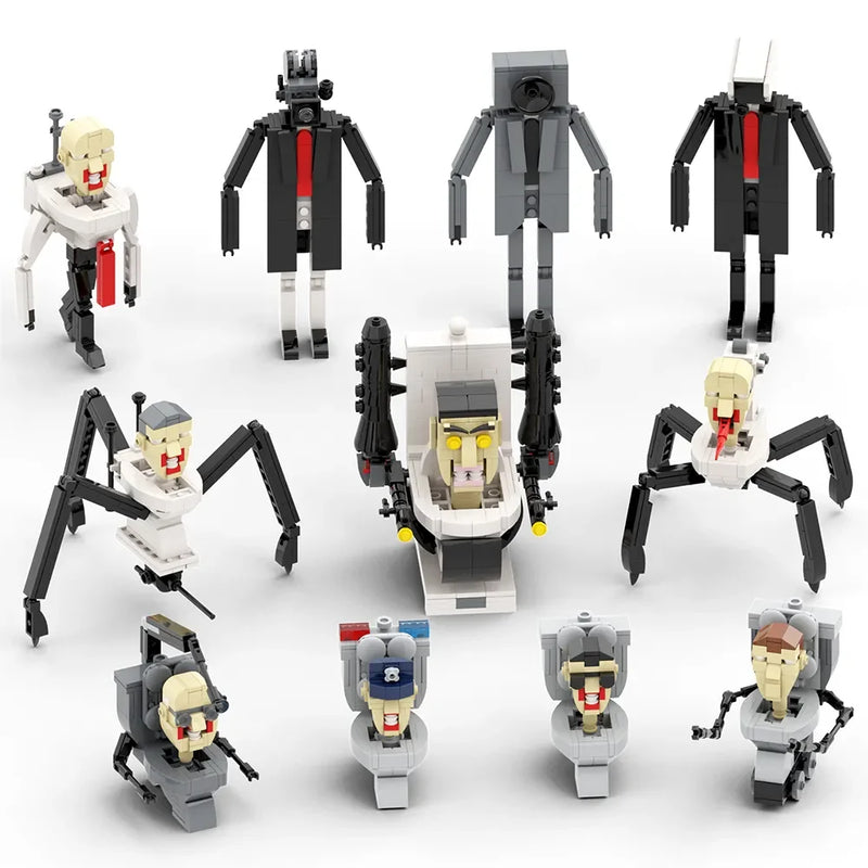 Skibidi Toilet figurină pentru Lego - mai multe variante