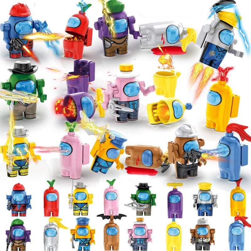 Figurine Among Us pentru Lego - 16 buc