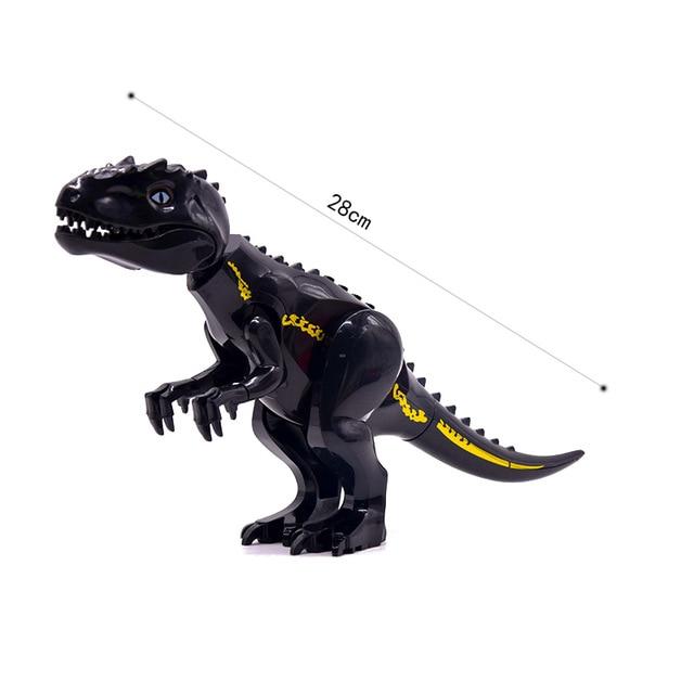 Figurină de dinozaur Jurassic World Tyrannosaurus Rex pentru Lego - 28 cm