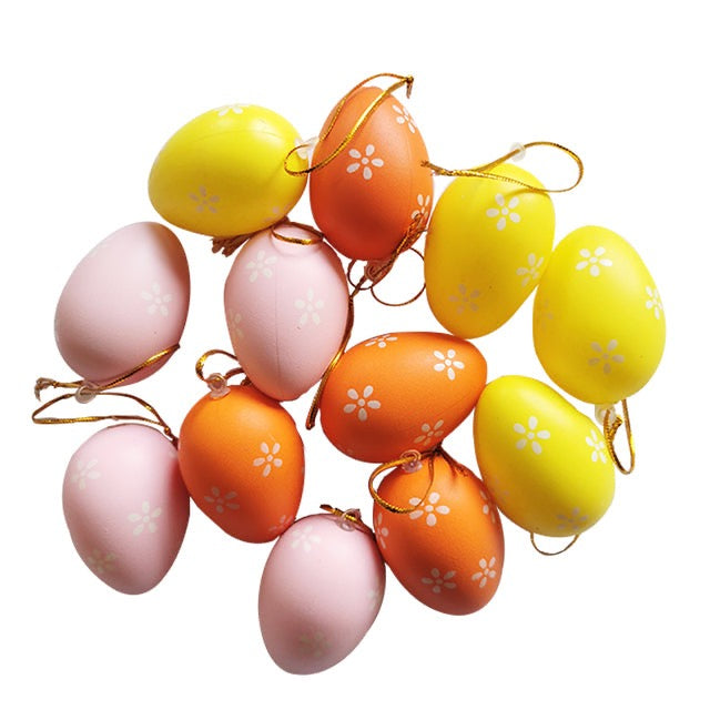 Ouă artificiale de Paște 12 buc - mai multe variante