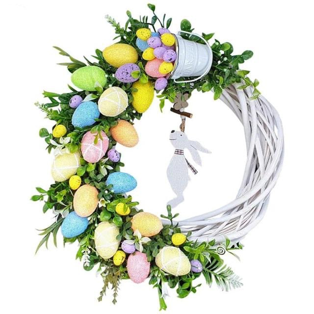 Coroniță decorativă de Paște cu iepure - mai multe variante