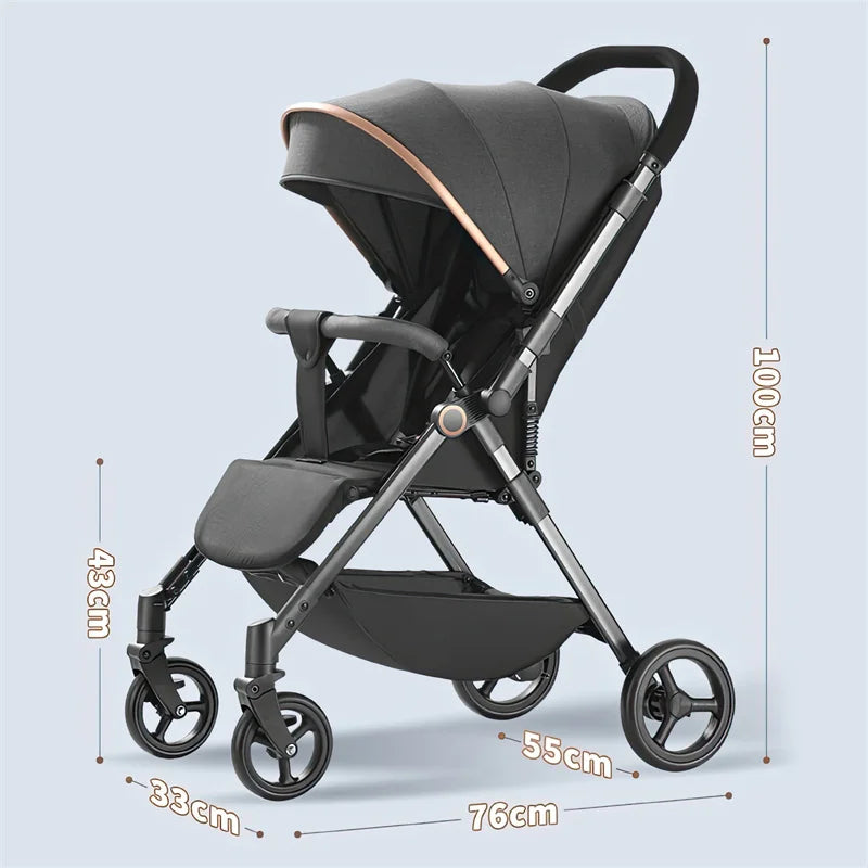 Ultralight cărucior pliabil cu suspensie - mai multe variante