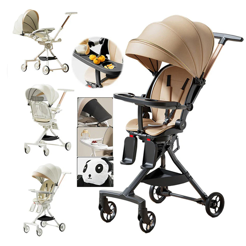Cărucior de lux compact - cărucior sportiv pliabil cu înclinare