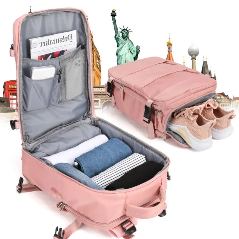 Rucsac de călătorie pentru femei DolceCanto™ Designer Airline Travel Backpack - mai multe variante