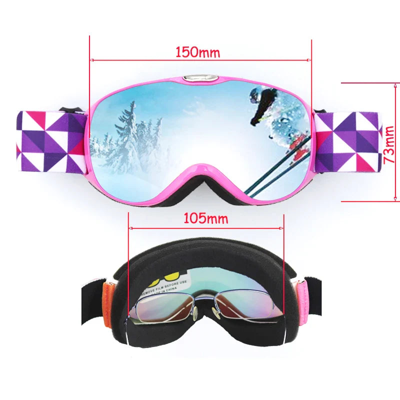 Ochelari de schi și snowboard polarizați pentru copii IceHorizon™