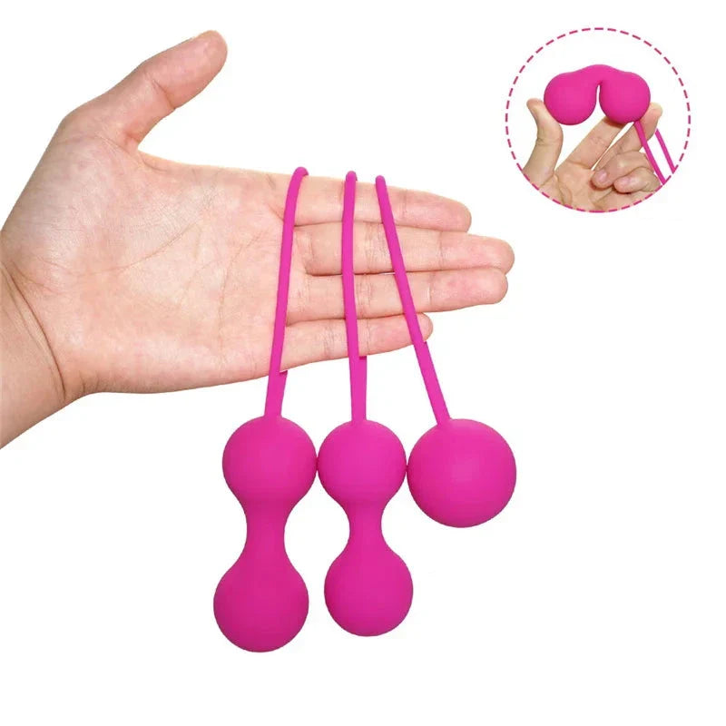 Set de bile Kegel din silicon - mai multe variante