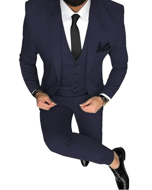 Costum bărbătesc Slim-fit pentru nuntă - mai multe variante