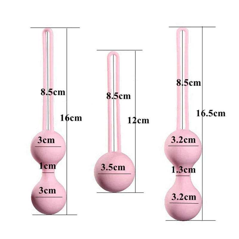Set de bile Kegel din silicon - mai multe variante