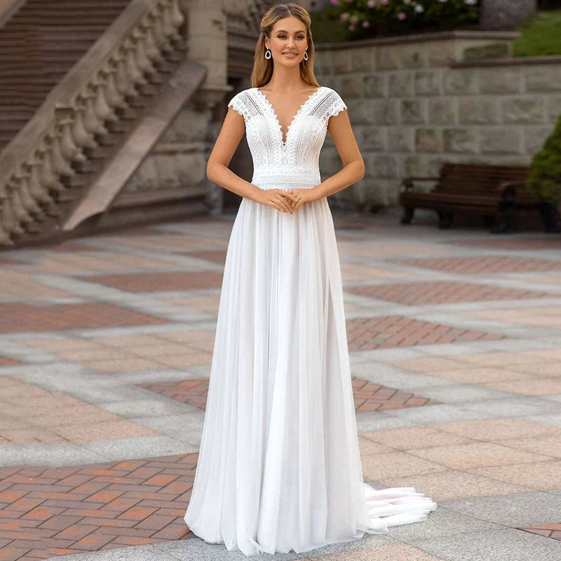 Frumusețe de nuntă™ Doamnelor rochie de mireasă elegantă