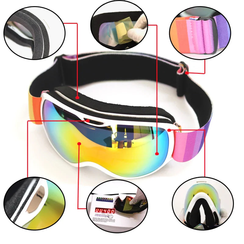 Ochelari de schi și snowboard polarizați pentru copii IceHorizon™