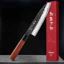Cuțit de bucătărie japonez fabricat din oțel compozit cu 3 straturi