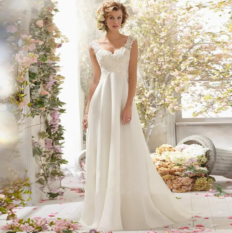 Rochie de mireasă simplă pentru femei
