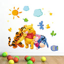 Autocolant de perete 3D pentru copii mari Winnie the Pooh