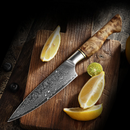 Cuțit universal de bucătărie HEZHEN din oțel damascat