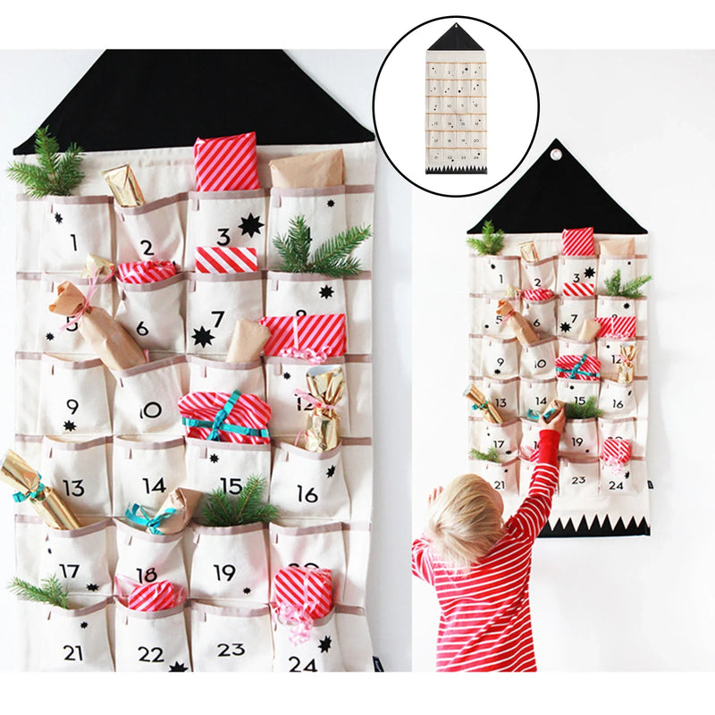 Calendar de advent mare agățat