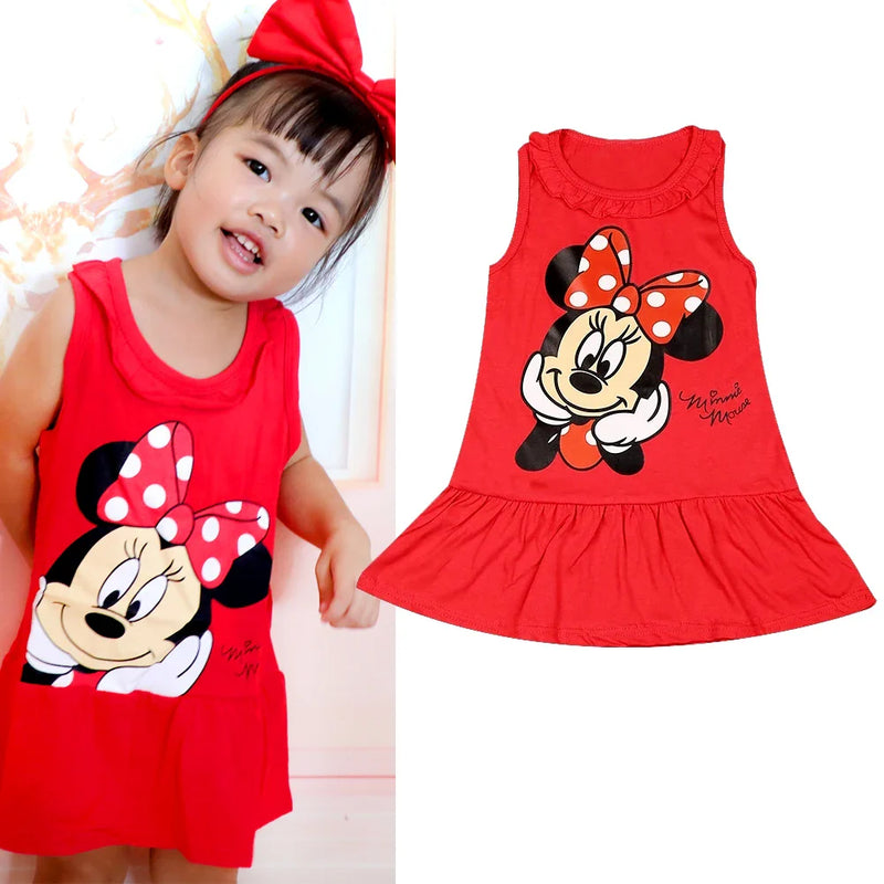 Rochii de fete pentru cei mici Minnie Mouse