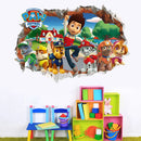 Mare copii de perete autocolant Paw Patrol