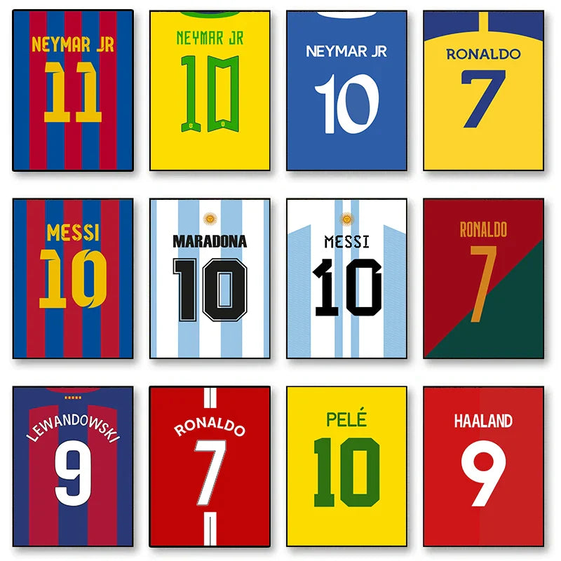 Imaginea de design a unei pictograme de fotbal - mai multe variante