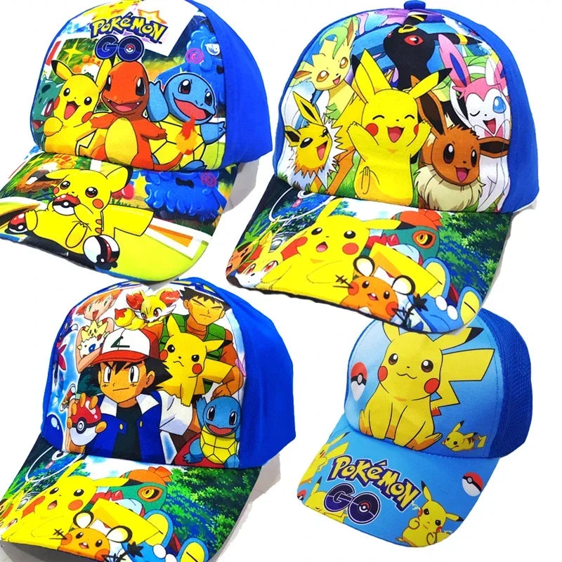 Șapcă de vară veselă pentru copii Pokemon - mai multe variante