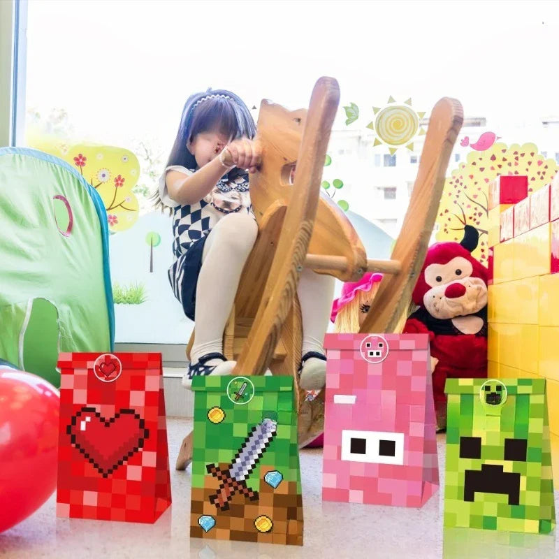Împachetarea cadourilor Minecraft - 12 buc