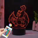 Lampă cu iluzie 3D Pokemon