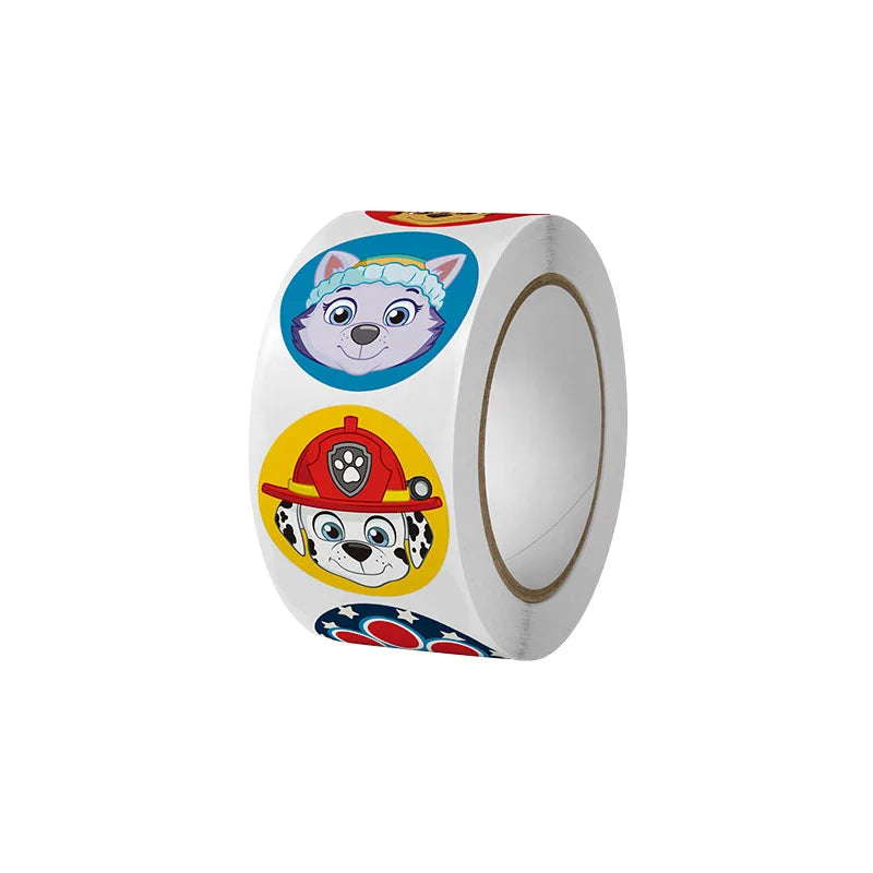 Abțibilduri pentru copii Paw Patrol - 500 buc