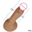 Dildo din silicon cu ventuză puternică - mai multe variante