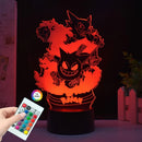 Lampă cu iluzie 3D Pokemon