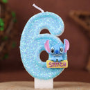 Lumânări de tort cu numărul Stitch - mai multe variante