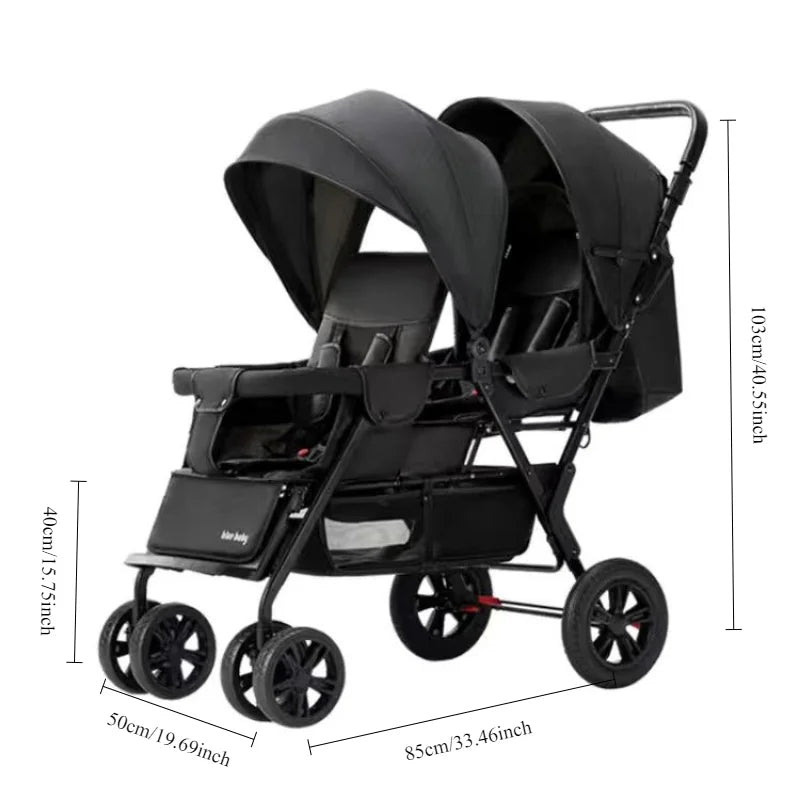 Cărucior BabyNest™ pentru gemeni - mai multe variante