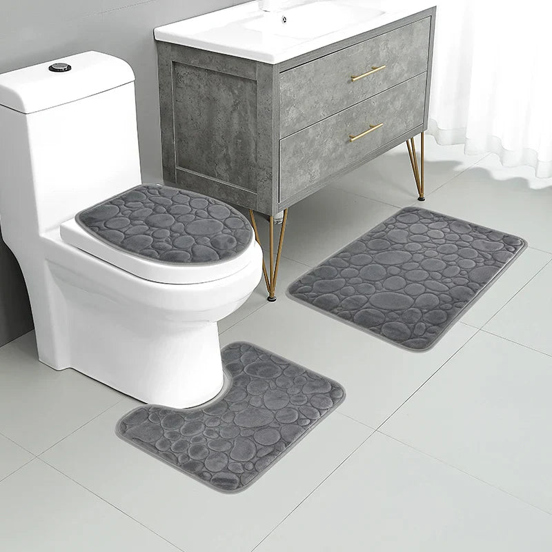 Set de covoare de baie - 3 buc