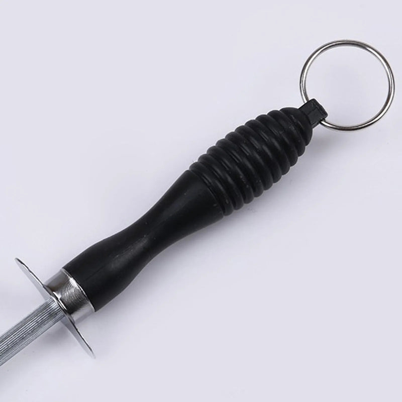 Ascuțitor de cuțite - tijă de ascuțit din oțel cu mâner ergonomic