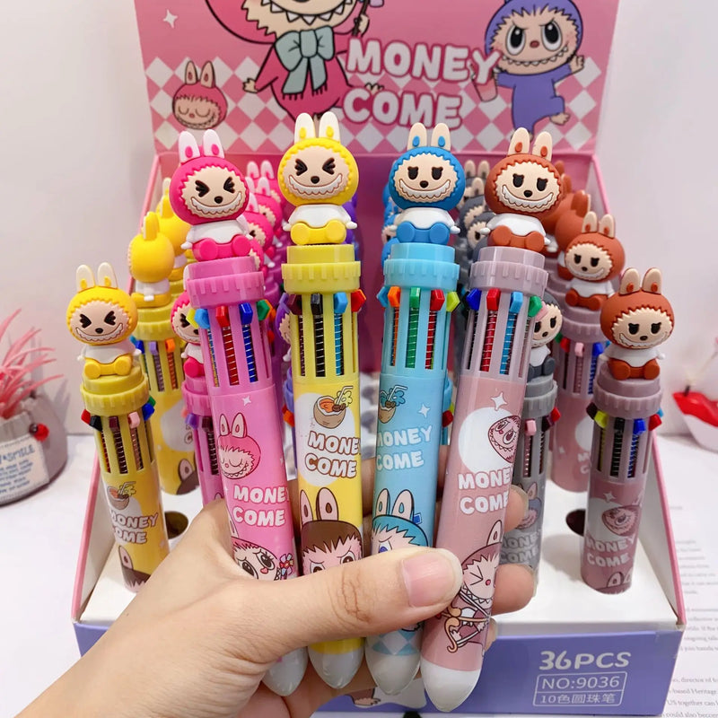 Pix multicolor cu motiv Labubu – mai multe variante