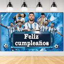 Set de petrecere de fotbal pentru ziua de naștere cu baloane Lionel Messi - mai multe variante