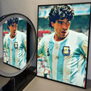 Imaginea de design a unui fotbalist - Diego Maradona