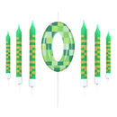 Lumânări pentru ziua de naștere a copiilor Minecraft - mai multe variante