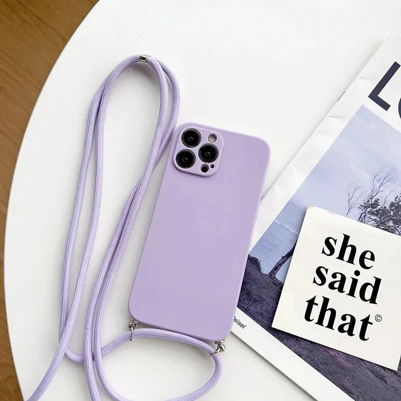 Curea Crossbody și capac iPhone - mai multe variante