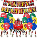 Set de petrecere de fotbal pentru ziua de naștere cu baloane Cristiano Ronaldo - mai multe variante