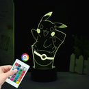 Lampă cu iluzie 3D Pokemon