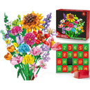 Calendar advent Premium Buchet de flori - mai multe variante