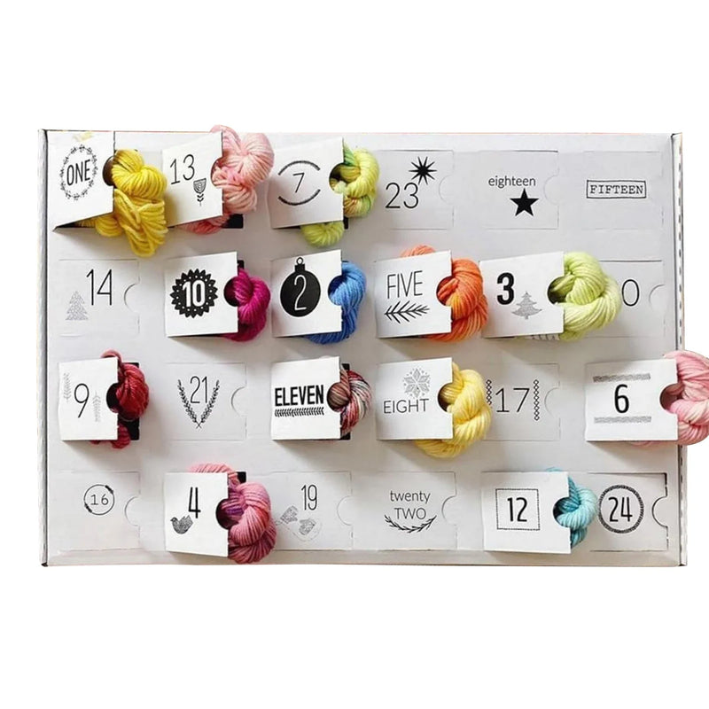 Calendar de Advent pentru femei - fire de tricotat