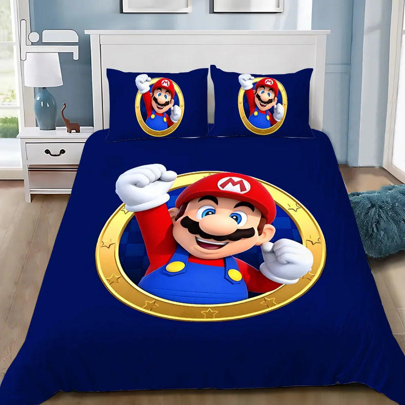 Lenjerie de pat pentru copii Super Mario