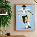 Design imagine de Diego Maradona - mai multe variante