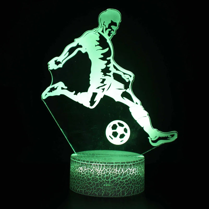 Lampă cu iluzie 3D Lionel Messi - mai multe variante