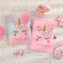 Fete Plush Notebook Unicorn - mai multe variante