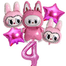 Baloane aniversare Labubu - mai multe variante