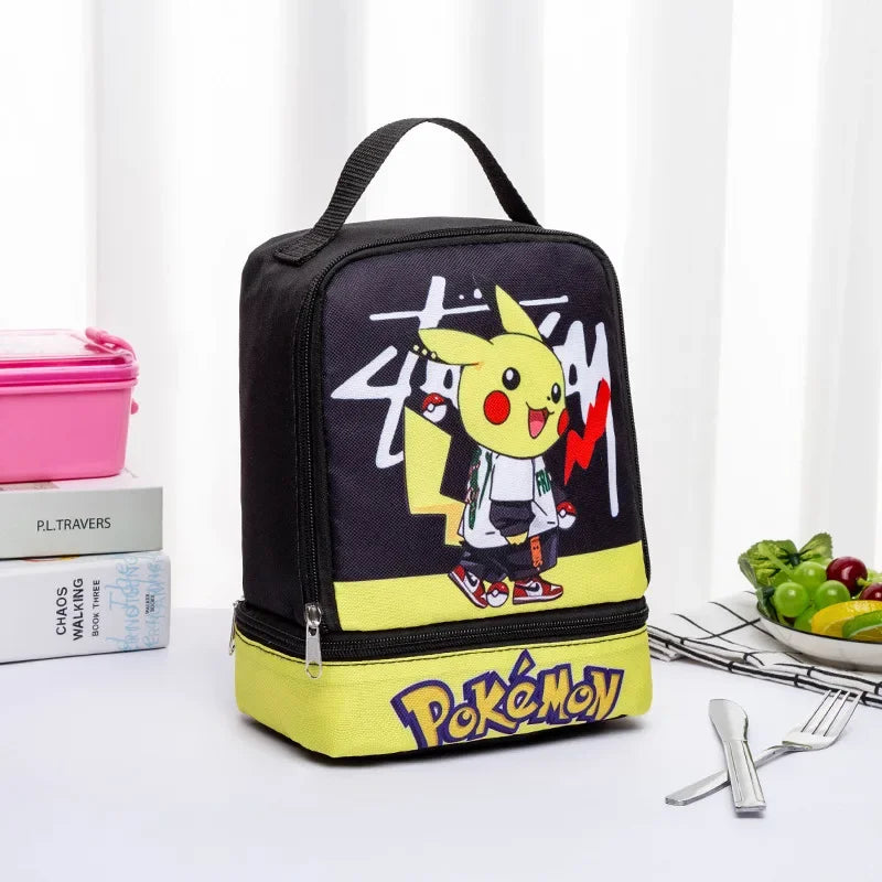 Geantă de prânz școlar izolată termic - Pokemon - mai multe variante
